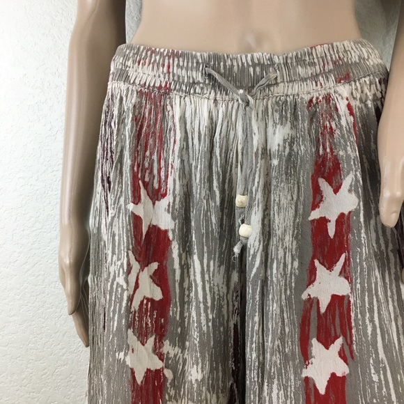 Just Cruising Wide Leg Boho Festival Pants - Picture 3 of 8